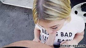 Blonde Eurobabe Zelda Morrison Banged Hard in Public