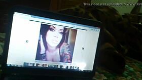 My Cum Lands on Beautiful Cute Eva's Face After Intense Fucking.