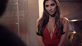 sexy brunette milf gets hard fucked after blowjob