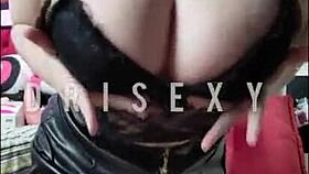 young girl playing with a big toy dri sexy in solo fun