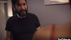 sexy brunette milf gets hard fucked after blowjob