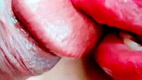 indian milf aunt licks and sucks cock