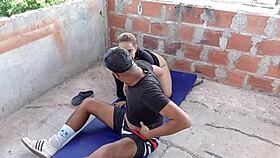 How I love my husband's cum after a tiring day at work.