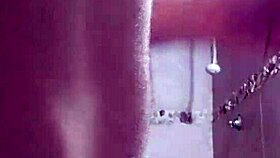 hot mexican girl masturbates under the shower in public outdoor voyeur spot 😏