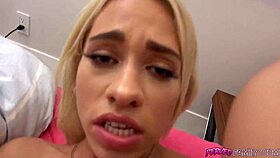 stepdaughter flirts boldly with father-in-law