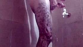 hot mexican girl masturbates under the shower in public outdoor voyeur spot 😏