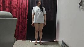 Latina Neighbor Borrows Money And Offers Deepthroat In Homemade Scene