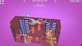 bisexual threesome with gloryhole in odymos game