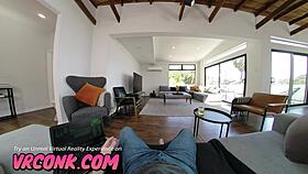 VR Conk Detroit Parody with Natalia Nix in Steamy Action