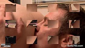 Gorgeous Gay Gets Ass Banged Hard In The Office