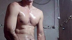 hot mexican girl masturbates under the shower in public outdoor voyeur spot 😏