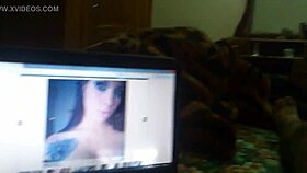 My Cum Lands on Beautiful Cute Eva's Face After Intense Fucking.