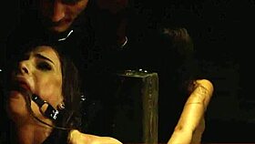 Two youthful sluts dominated in extreme play