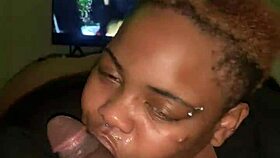 I licked that big ebony cock in our threesome, and it tasted just like strawberries, oh god.