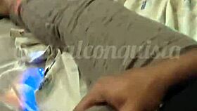 Old Couple In Voyeur Cuckold Scene Where Wife Makes Him Eat Her Pussy Before Facial