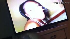 black man strokes huge hard cock to cum