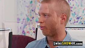 Hot Busty Brunette Rides Monster Cock In Wild Swinger Orgy