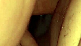 Fucking my new girlfriend's shaved pussy 😏