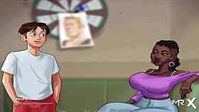 summertimesaga - mommy creampie in hentai game