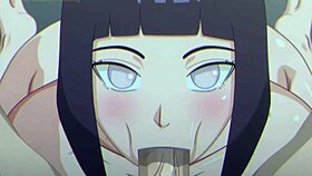 Hinata's blowjob in Dr. Korr's voiced anime series – intense and surprising