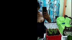 Dirty Old Woman Flaunts Big Tits in Dracula Costume on Halloween