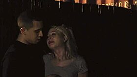 Real Teen Bent Over, Bound in Public Pickup, Gets Hardfucked and Jizzed in Mouth.