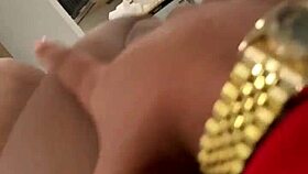 Big booty ebony chick with monster cock lets me smash her ass hard.
