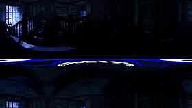 I give lacy channing a blowjob in the victorian mansion, her curly hair bouncing