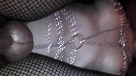 amateur german couple uses double dildo in bdsm fetish play 😈