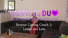 wow, lola blue dominates laurel serene in hot casting scene