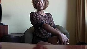 blond black surfer babe railed by scam artist in fake audition, missionary cowgirl pov sucking