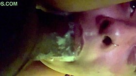 this mixed girl devours a huge black cock in a wet interracial blowjob scene