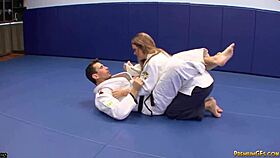 naughty megan fucks hardcore when partner gets injured