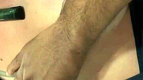 the petite white girl gets her tits slapped hard while bound, thanking him eagerly