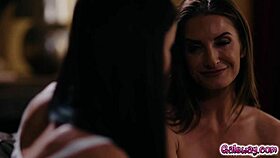 Sofie Marie Invites Silvia Saige For Intimate Sex Destressing With Tribbing And Rimjob