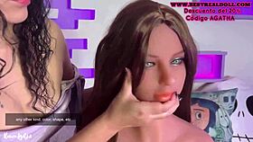 Is Bertha's new realistic doll ready for pussy stretching?