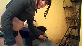 this complete agalmatophilia with nickita eloise, transsexual fuck doll in anal action