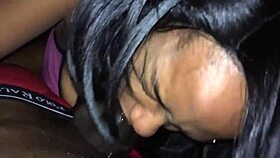 I suck that beautiful black girl and cum in her mouth