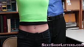 A blonde teen gets plowed and receives a facial in a reality scene