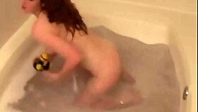 Blonde Teen Meghan Licks Dildo On Her Natural Tits Pussy Closeup