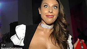 Launched MILF are filming himself banged and facialized