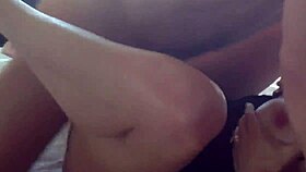 These amateurs fuck hard in webcam threesome with anal and blowjobs