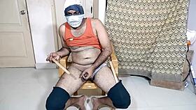 Wow, I just crafted this black toy to masturbate my cock!