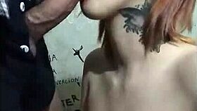 Watch this toxic mermaid latina teen giving a cute blowjob and facial