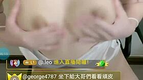 Taiwanese Webcam Babe Shows Huge Asian Boobs