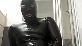 Latex Gay Wank Explodes With Raw Power! Damn, That’s Hot!