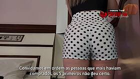 cuckold husband auctions wife's pussy and ass for winner to fuck at pole halloween special cristina almeida