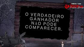 cuckold husband auctions wife's pussy and ass for winner to fuck at pole halloween special cristina almeida