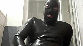 Latex Gay Wank Explodes With Raw Power! Damn, That’s Hot!