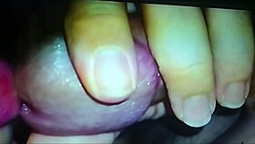 Sexy babe gets fingered and masturbates